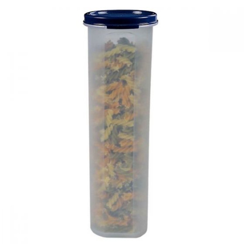 Food Storage Containers Airtight Dry Food Container with LIDS - Durable Clear Frosted Plastic BPA Free - Space Saver Modular Design -500ml