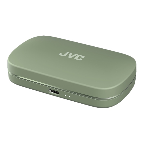 JVC – Écouteurs sans fil supra-auriculaires Nearphones avec étui de recharge, vert