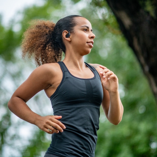 JVC – Écouteurs sans fil supra-auriculaires Nearphones avec étui de recharge, noir