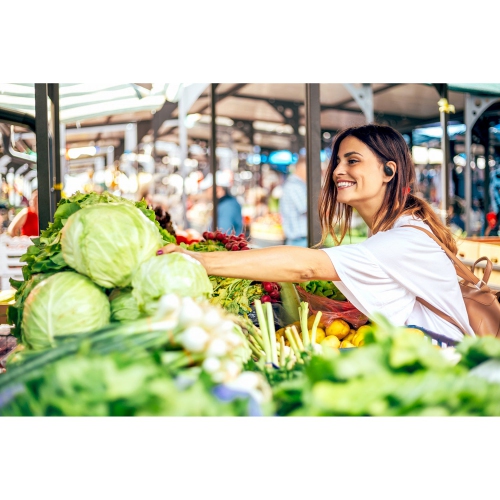 JVC – Écouteurs sans fil supra-auriculaires Nearphones avec étui de recharge, noir