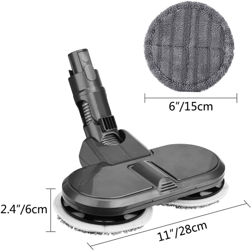 VGI Electric Mop Head Attachment for Dyson V12 Slim Vacuum Cleaner with Removable Water Tank