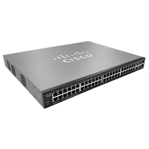 REFURBISHED GOOD "Cisco SG300-52MP-K9-NA 52-Port Gigabit PoE+ Managed Switch – High Power & Reliable Networking"