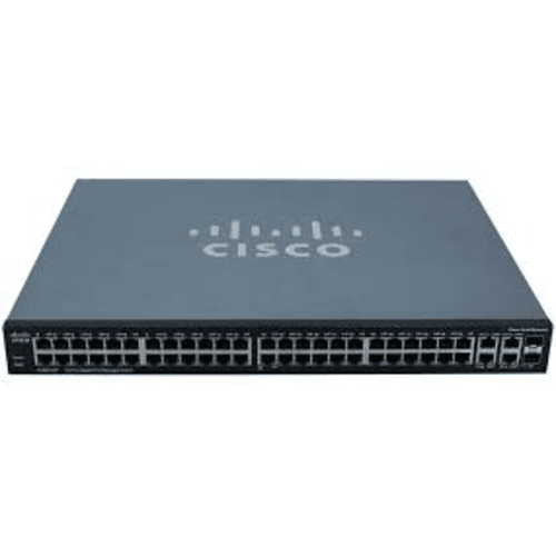 REFURBISHED GOOD "Cisco SG300-52P-K9 52-Port Gigabit PoE Managed Switch – Secure & High-Performance Networking"