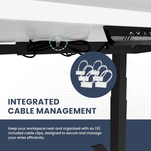 MotionGrey L Shape-Triple Motors Standing Desk with Memory Settings -71"x65" White Top Black Frame- Adjustable Sit-Stand Computer Table for Home,