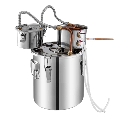 A-FCSA-30 Alcohol Wine Distiller | Moonshine Still | Water Alcohol Distiller | 8 Gallon 30L