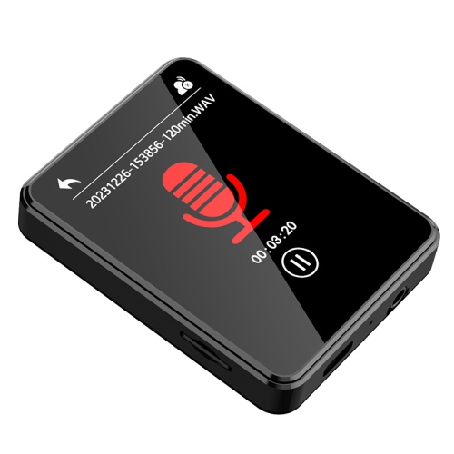 2.4 Inch MP3 MP4 Walkman Music Player Bluetooth Radio Video Player with 64GB TF Card-Black