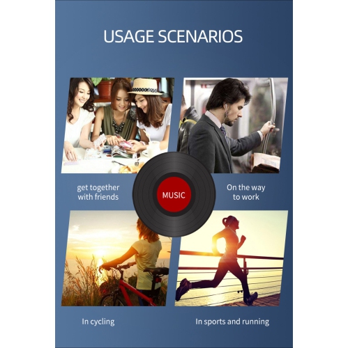 MP3 Player,Lossless DSD High Resolution MP3,Portable HiFi Digital Audio Music Player 64GB-Black