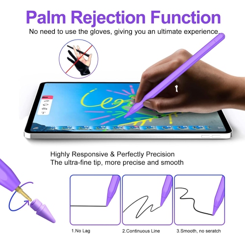 Stylus Pen for iPad 9th Gen, 10th Gen, iPad Pencil for iPad(2018-2022), iPad Air 3/4/5, iPad Mini 5/6th, iPad 6/7/8th, Pad Pro11/iPad Pro12.9