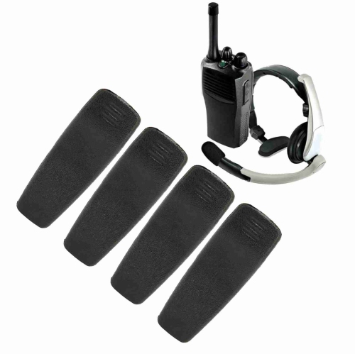 4Pcs Replacement Radio Belt Clip Portable Belt Clip for Motorola GP3188 GP3688 CP040 CP150 CP200D DEP450 PR400 PTX600