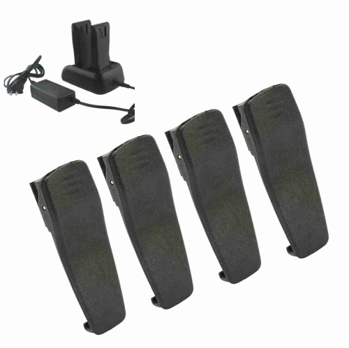 4Pcs Replacement Radio Belt Clip Portable Belt Clip for Motorola GP3188 GP3688 CP040 CP150 CP200D DEP450 PR400 PTX600
