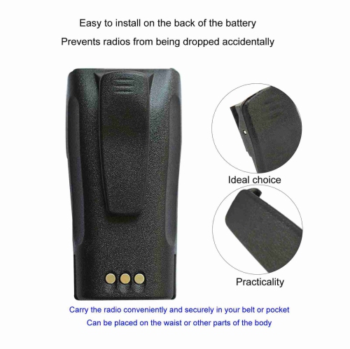 4Pcs Replacement Radio Belt Clip Portable Belt Clip for Motorola GP3188 GP3688 CP040 CP150 CP200D DEP450 PR400 PTX600