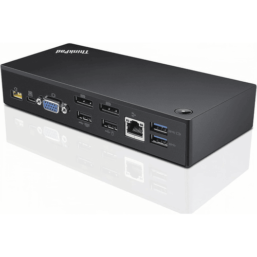 Open Box Lenovo ThinkPad USB-C Dock – Universal Docking Station with Power Delivery.