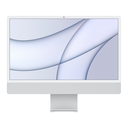 APPLE  (Refurbished - Excellent) Imac 24 (Retina 4.5K 8Gpu, Silver) 3.2Ghz 8-Core M1 (2021) Mgpc3Ll/a 8 GB & 256 GB Flash HD 4480 X 2520 Display Mac