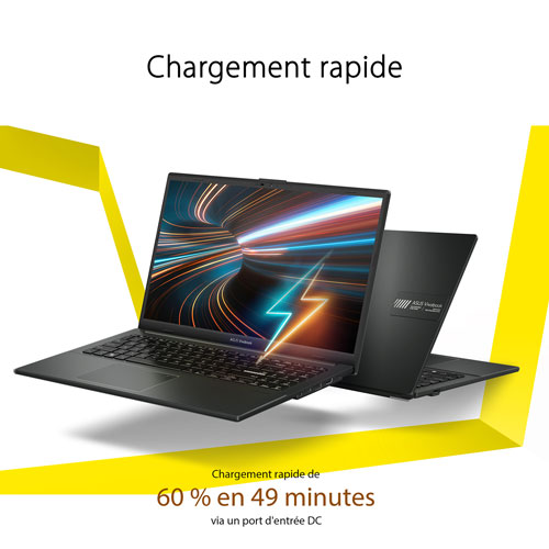 ASUS Vivobook Go 15 15.6" Business Laptop - Mixed Black (Intel Processor N100/4GB RAM/128GB SSD/Windows 11 Home)