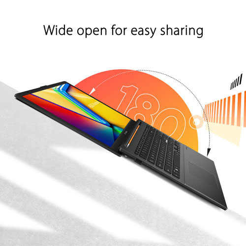 ASUS Vivobook Go 15 15.6" Business Laptop - Mixed Black (Intel Processor N100/4GB RAM/128GB SSD/Windows 11 Home)