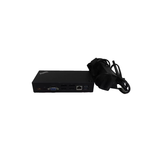 Refurbished good Lenovo DK1633 03X7194 ThinkPad 40A9 USB-C Docking Station W/ 90W AC Adapter.
