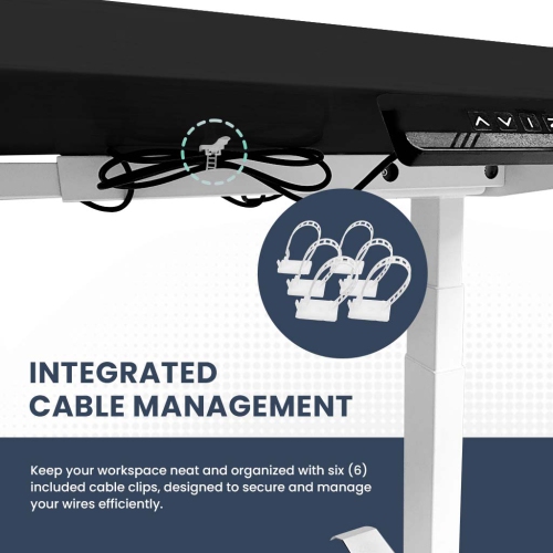 MotionGrey - Dual Motor Standing Desk with 4 Memory Settings, Adjustable Sit-Stand Computer Table for Home, Office & Gaming - 47" x 24" Black Oak Top