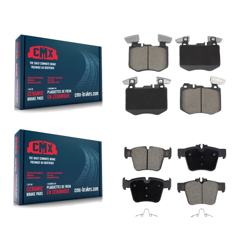 CMX  Front Rear Ceramic Brake Pad Kit for 2019-2022 Mercedes-Benz Glc300 Without Sport Package Kcx-100701