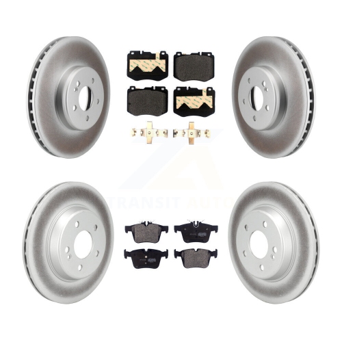 Ensemble de plaquettes de frein à disque de revêtement arrière semi-métalliques pour Mercedes-Benz C300 C400 C350e KGF-102802