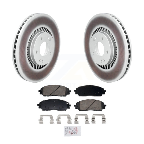 Ensemble de disques de frein à revêtement avant et plaquettes en céramique pour Kia Carnaval KGA-106252 2022-2023