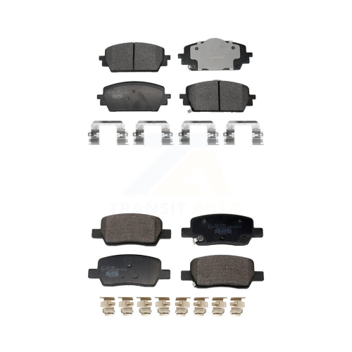 TEC  Front Rear Ceramic Brake Pads Kit for Hyundai Santa Fe Kia Sorento Cruz Ktc-100874