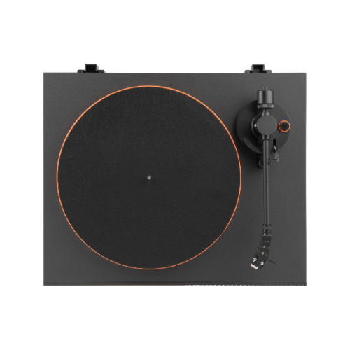 Boîte ouverte - Tourne-disque USB Bluetooth à entraînement par courroie Spinner de JBL - Noir