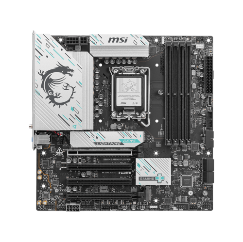 MSI B860M GAMING PLUS WIFI LGA 1851 Intel B860 SATA 6Gb/s DDR5 PCI-E x16 slot M.2 Thunderbolt4 5Gbps LAN BE1750x Wi-Fi 7 Micro ATX Motherboard