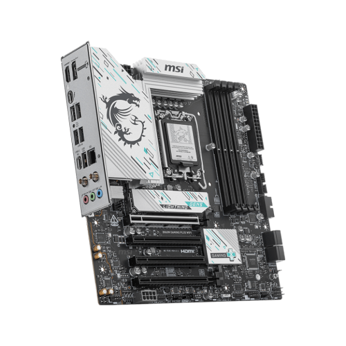 MSI B860M GAMING PLUS WIFI LGA 1851 Intel B860 SATA 6Gb/s DDR5 PCI-E x16 slot M.2 Thunderbolt4 5Gbps LAN BE1750x Wi-Fi 7 Micro ATX Motherboard