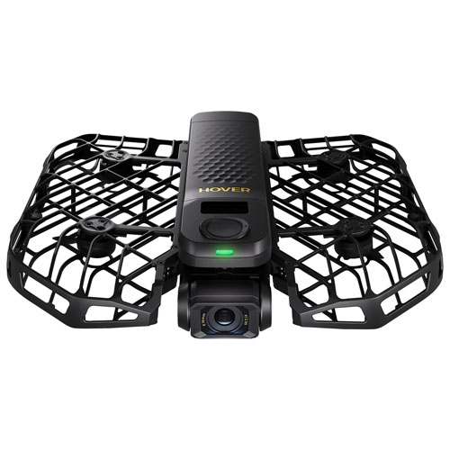 HoverAir X1 Pro Max Quadcopter Drone Basic Combo with Camera, Extra Battery, Charging Hub & Case - Black