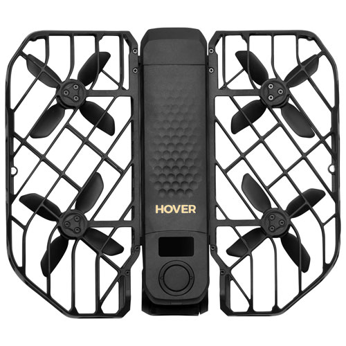 HoverAir X1 Pro Max Quadcopter Drone Basic Combo with Camera, Extra Battery, Charging Hub & Case - Black