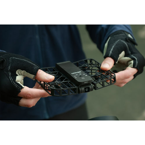 Quadricoptère X1 de HoverAir avec caméra, batterie supplémentaire et concentrateur de chargement - Noir