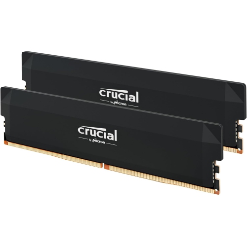 Ensemble de mémoire vive DDR5 32&nbsp;Go Pro 6000&nbsp;MHz CL36 de Crucial, mémoire surcadençable pour ordinateur de bureau, XMP 3,0 d'Intel et compa