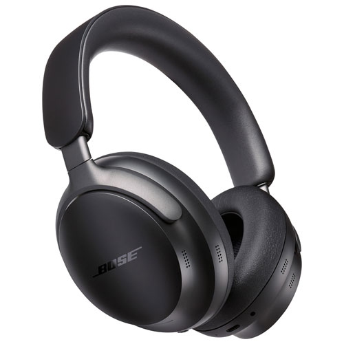 Casque d'écoute Bluetooth à suppression du bruit QuietComfort Ultra de Bose - Noir - Nouveau