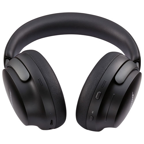 Casque d'écoute Bluetooth à suppression du bruit QuietComfort Ultra de Bose - Noir - Nouveau