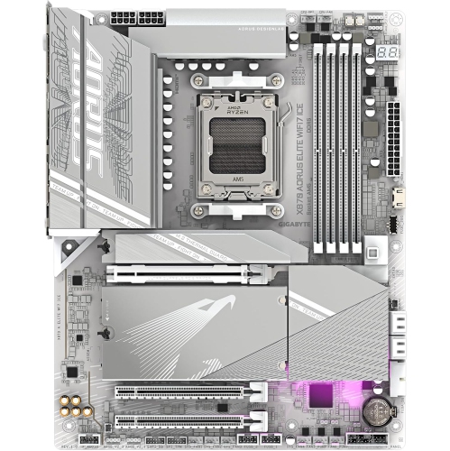 GIGABYTE X870 AORUS ELITE WICE AM5 LGA 1718, ATX, DDR5, 4X M.2, PCIE 5,0 USB4, Wi-Fi 7, LAN 2,5 GbE, EZ-Latch, Q-Flash