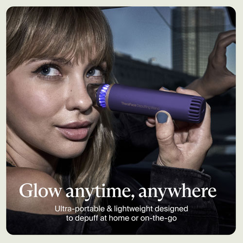 Bâton lissant Theraface de Therabody - Indigo