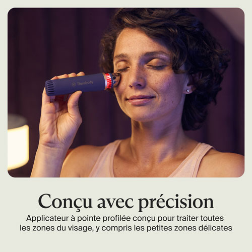 Bâton lissant Theraface de Therabody - Indigo