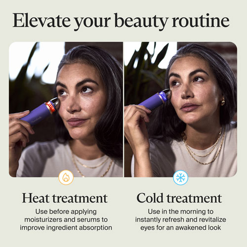 Bâton lissant Theraface de Therabody - Indigo