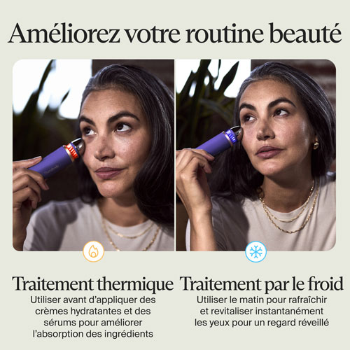 Bâton lissant Theraface de Therabody - Indigo