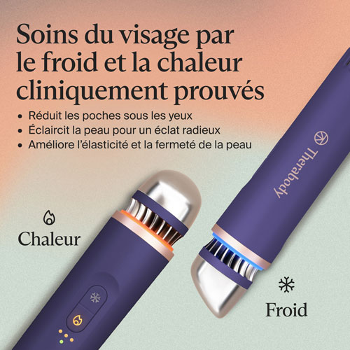 Bâton lissant Theraface de Therabody - Indigo