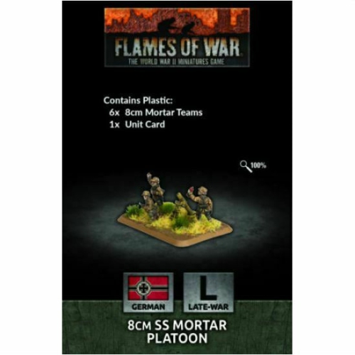 BATTLEFRONT  Flames Of War 8Cm Ss Mortar Platoon New