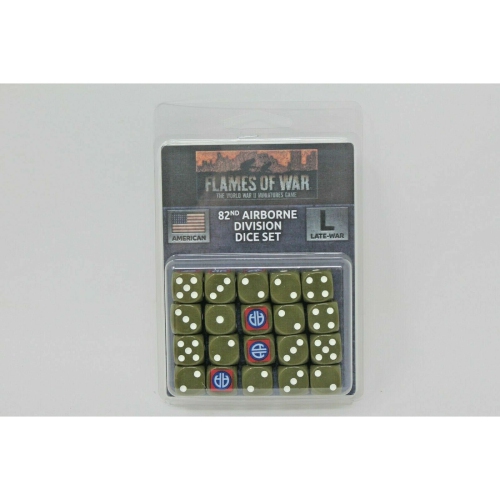Flames of War American 82nd Airborne Division Dice Set New