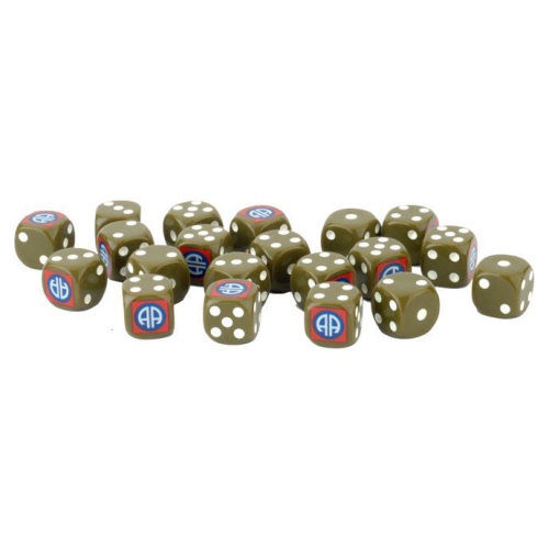 Flames of War American 82nd Airborne Division Dice Set New