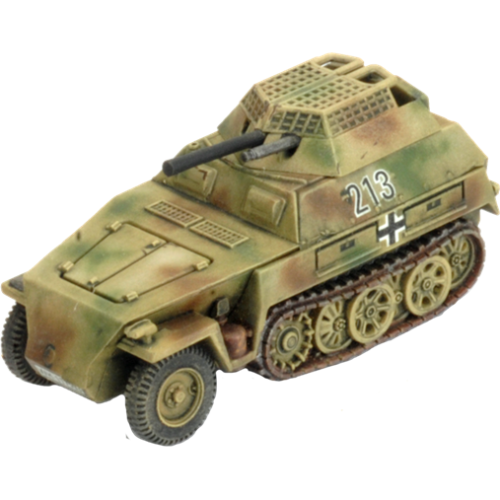 Flames Of War German Sd Kfz 250 Scout Troop New