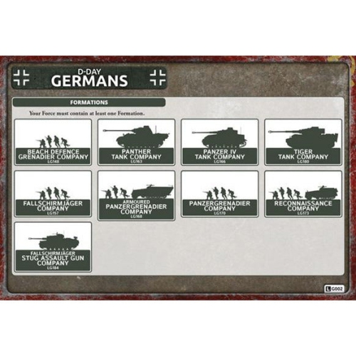 Flames of War German Armoured Reconnaissance Company HQ New