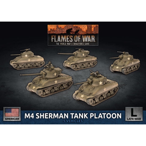 BATTLEFRONT  Flames Of War American M4 Sherman Tank Platoon New