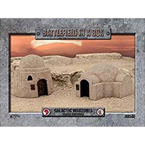 BATTLEFIELD IN A BOX - GALACTIC WARZONES DESERT BUILDINGS NEW