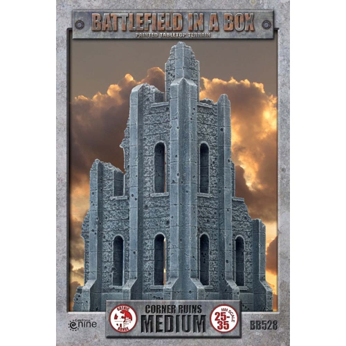 BATTLEFRONT  Battlefield In A Box - Gothic Battlefields Medium Corner Ruins New