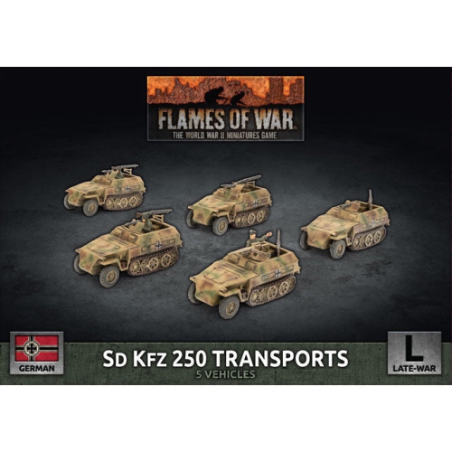 Flames Of War German Sd Kfz 250 Transports New