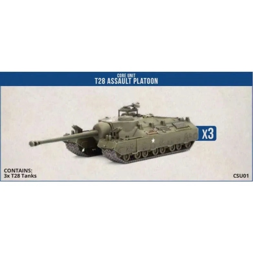 Clash of Steel T28 Assault Tank Platoon